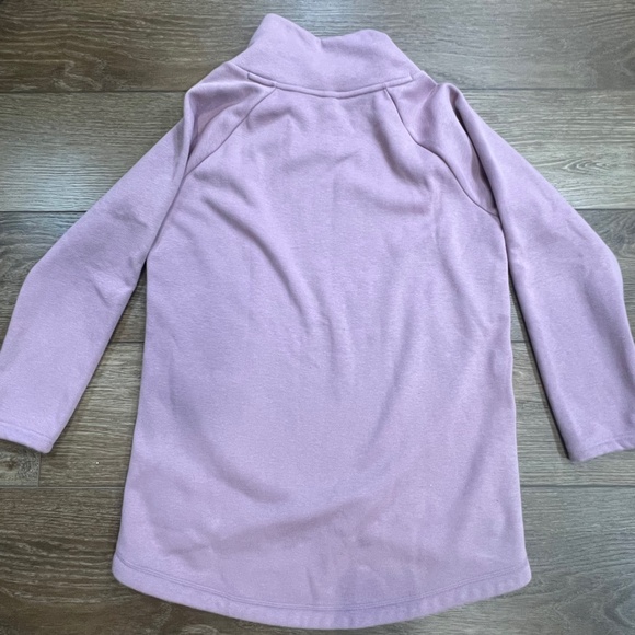 Athleta Cozy Karma Asym Pullover Womens EUC Size Small, Mauve Pink - Picture 13 of 13